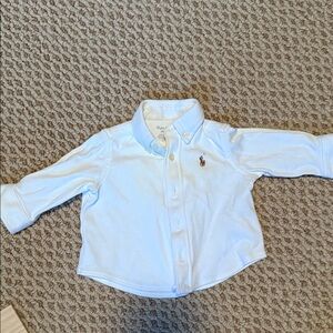 Boys long sleeve collared shirt dress